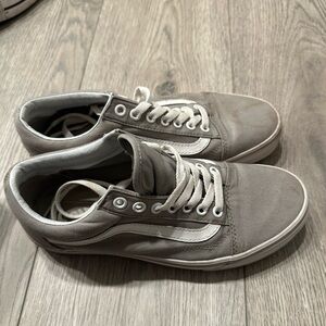 Gray vans old skool sneakers